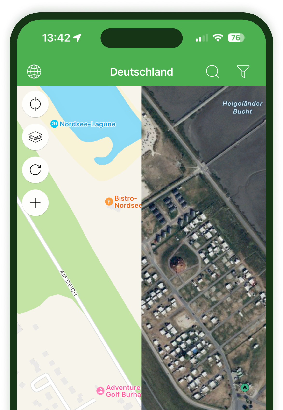 Karte in der App
